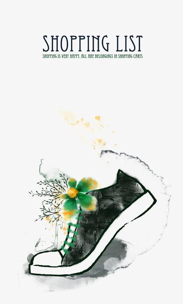 手绘花合集免抠