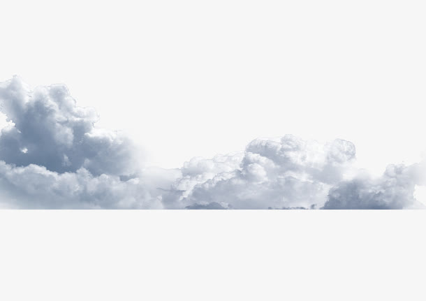 二次元天空灰蒙蒙乌云免抠