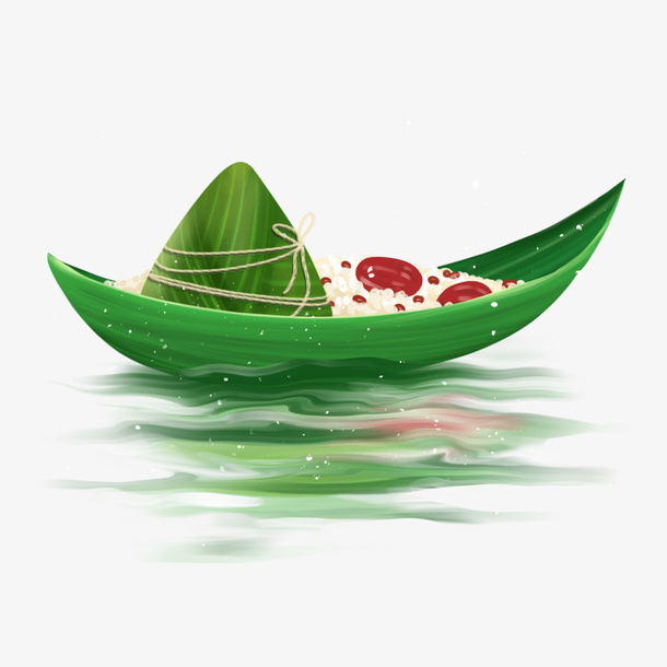 绿色环保端午节免抠