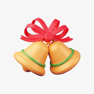 卡通圣诞节铃铛免抠