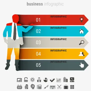 矢量序列PPT元素免抠