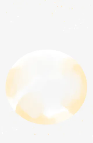 手绘卡通星座下的月亮免扣元素免抠