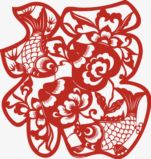 春节福字剪纸福字免抠节日元旦/春节/元宵元素