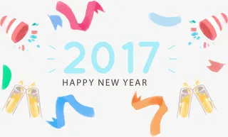 矢量可爱新年庆祝宣传免抠