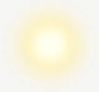 暖暖的橙色光团免抠