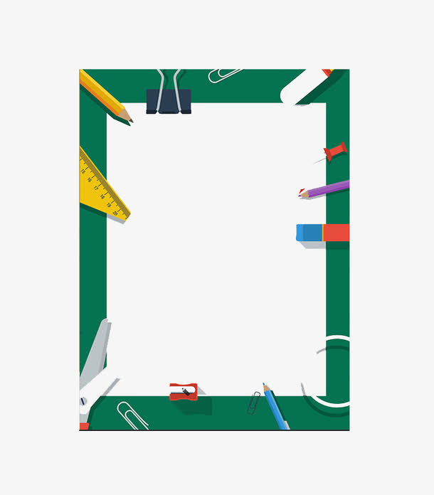 教育边框元素免抠