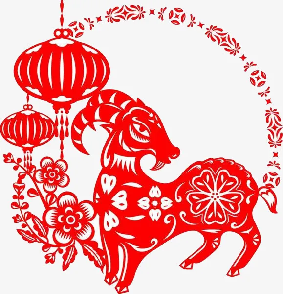 卡通免抠中国风剪纸免抠