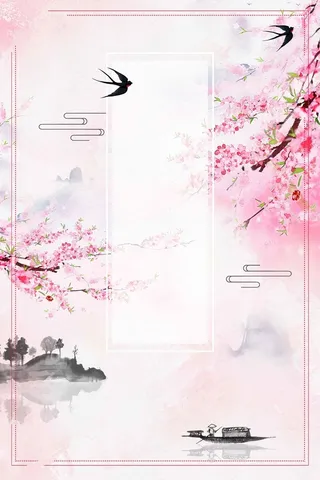 唯美春天醉美樱花节春季旅游高清