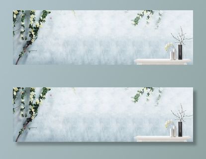 淘宝女装文艺海报背景高清