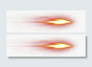 黄色极速亮光光效免抠