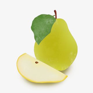 新鲜美味水果鸭梨免抠