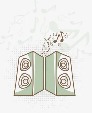 音符背景音箱