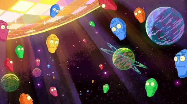 扁平风格星球创意元素免抠