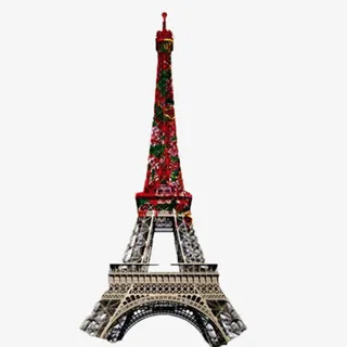 中国风埃菲尔铁塔免抠