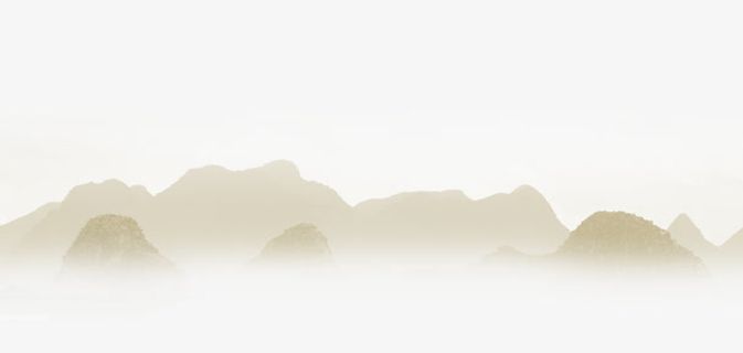 水墨山水画免抠