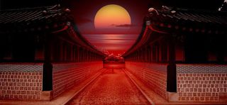 晚霞背景装饰高清