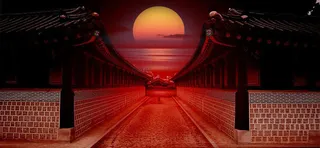 晚霞背景装饰高清