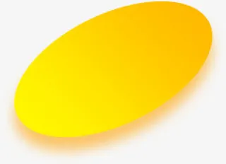 创意合成效果黄色渐变的形状免抠