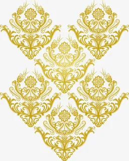 矢量欧式花纹免抠