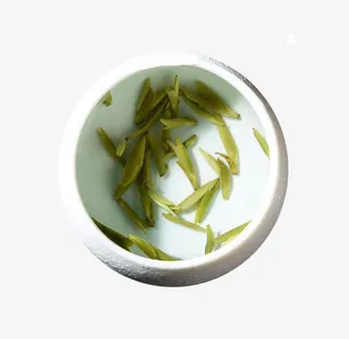 产品实物爽口竹叶青茶叶免抠
