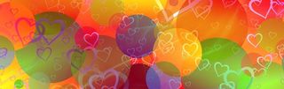 彩色爱心高清