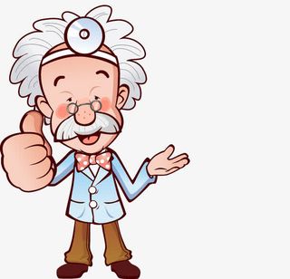竖大拇指的医生老爷爷免抠