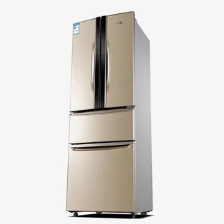玫瑰金四门冰箱免抠