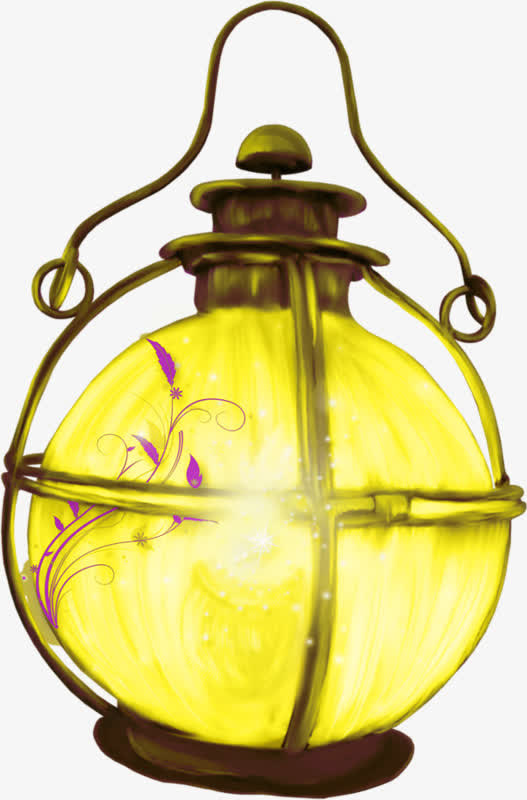 黄色灯笼免抠