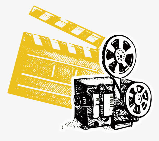 电影放映免抠