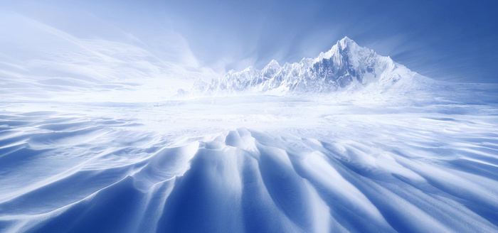 青色冰雪背景图高清