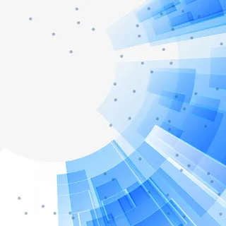 蓝色不规则图形免抠