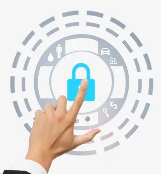 科技指纹解锁免抠素材免抠