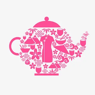 中国元素茶壶免抠