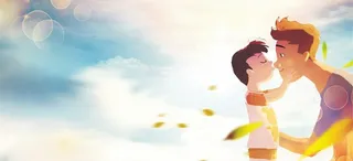 清新感恩父亲节促销banner高清