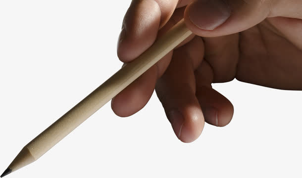 铅笔勾勒创意设计免抠