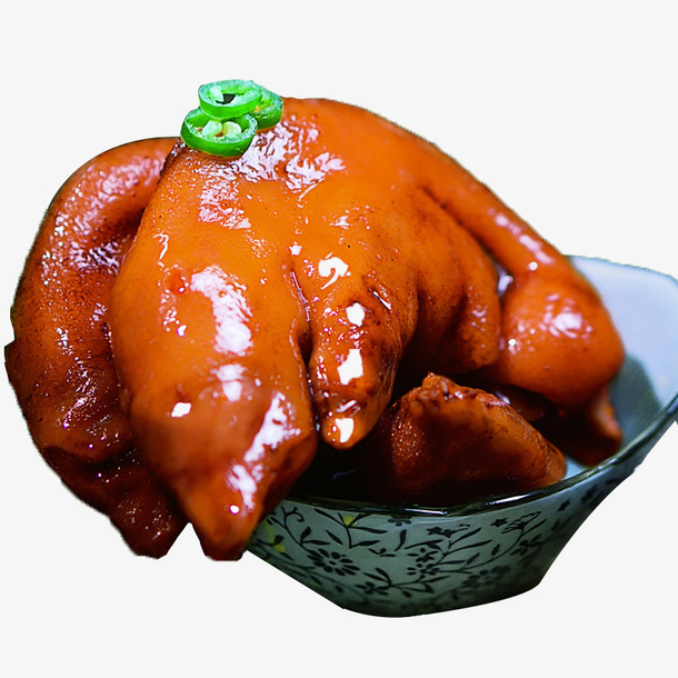 装碗红烧腊猪腿免扣免抠