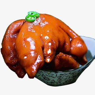 装碗红烧腊猪腿免扣免抠
