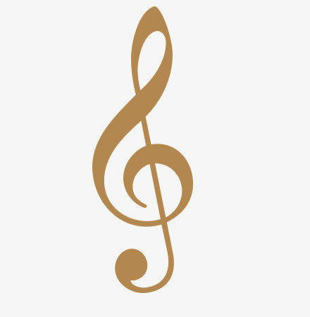 咖啡色之音符2免抠