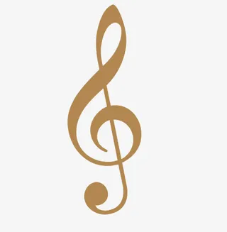 咖啡色之音符2免抠