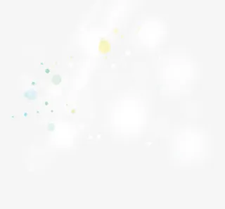 创意彩色光点免抠