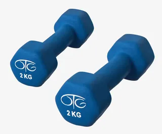 蓝色的哑铃png免抠