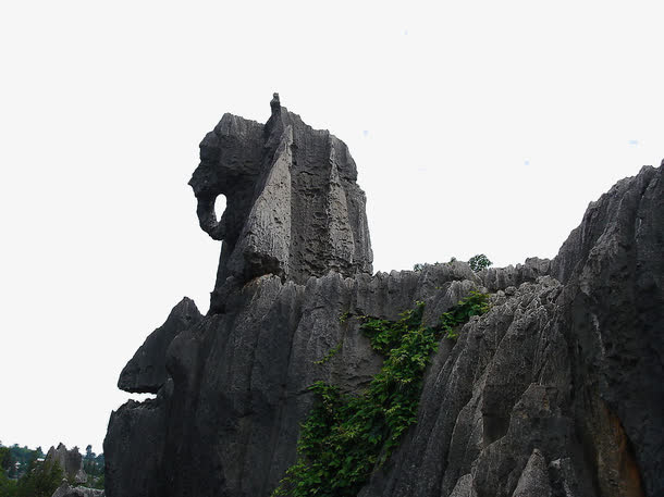 象鼻山自然景观免抠