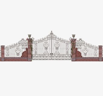 大气的铁门免抠