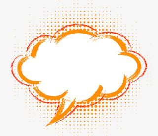 对话框矢量图免抠