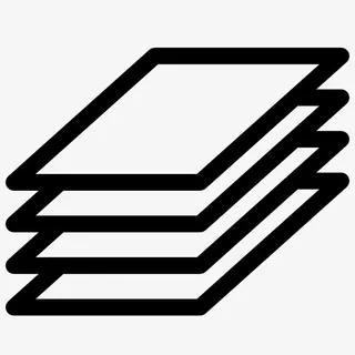 一叠纸张图标免抠