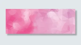 折纸电商粉色立体几何背景banner