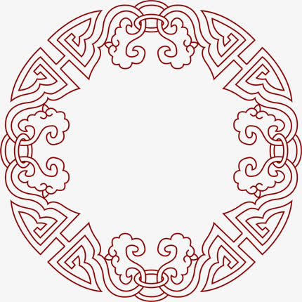 中秋节手绘线条包装免抠