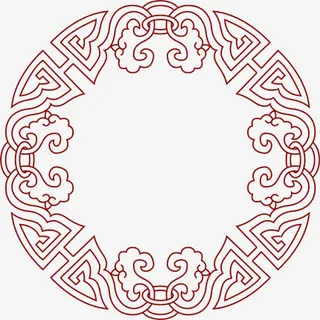 中秋节手绘线条包装免抠