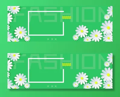 春季上新绿色扁平banner高清