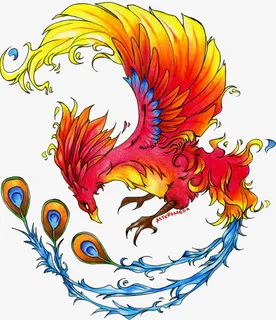 充满活力的火凤凰免抠 充满活力的火凤凰免抠